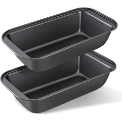 2pcs Non Stick Carbon Steel Bread Pan for Home and Outdoor Use