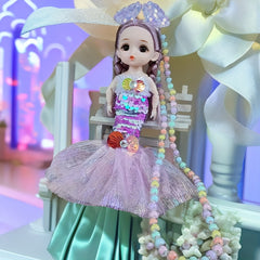 Mermaid Princess Necklace Doll Pendant Perfect Birthday Gift
