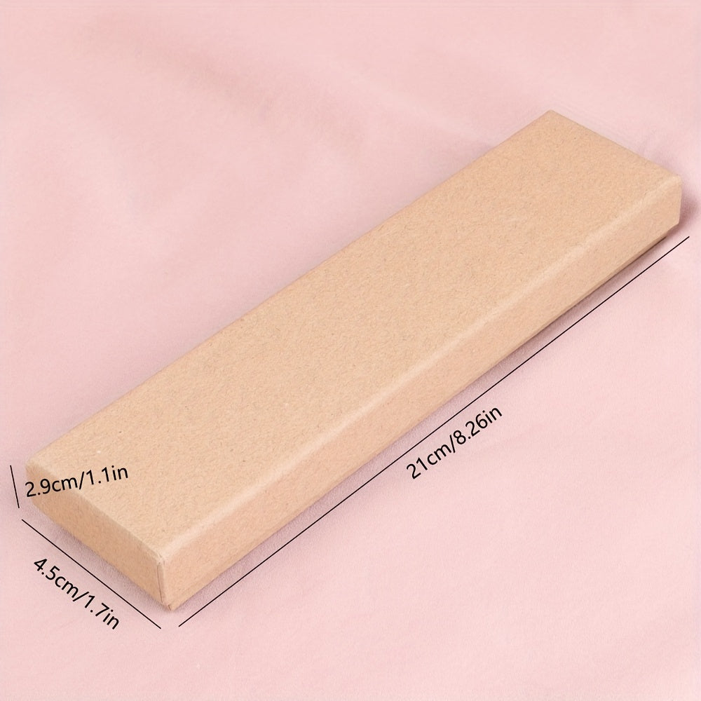 Natural Velvet Jewelry Storage Box for Necklace Bracelet Pendant with Soft Foam