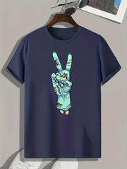 Injured Hand Print Men's Graphic T-shirt