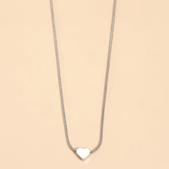 Love Heart Alloy Necklace For Women