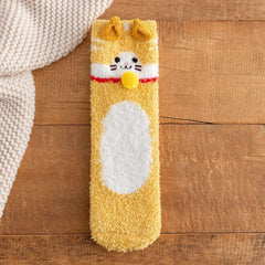 Cozy Cartoon Animal Socks for Winter Women's Stocking