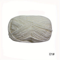 3pcs 50g Chenille Hand Woven Polyester for Hats Bags Dolls Accessories