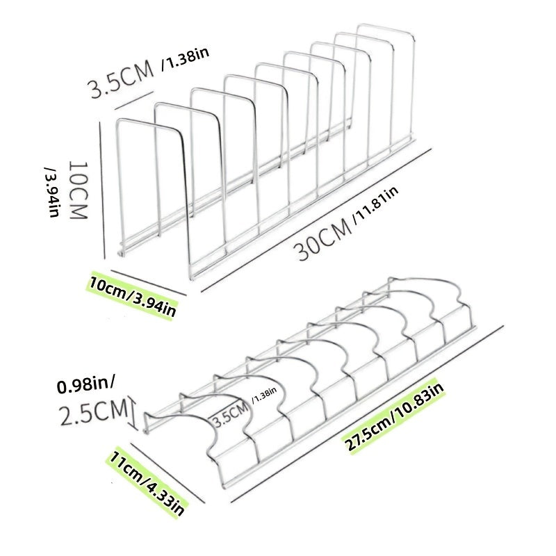 Stainless Steel Bowl Plate Rack Dish Storage Drain Rack
