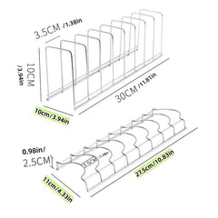 Stainless Steel Bowl Plate Rack Dish Storage Drain Rack