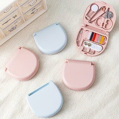 Mini Travel Sew Kit Portable Needle Threader Sewing Tools