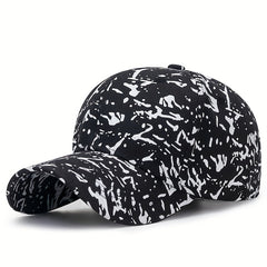 Dotted Print Cotton Baseball Cap Hip Hop Candy Casual Dad Hats Adjustable