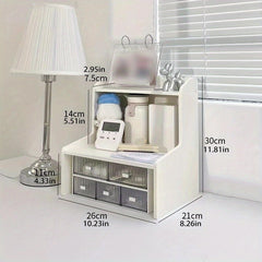 Desktop Shelf Storage Rack Student Dorm Office Desk Organizer