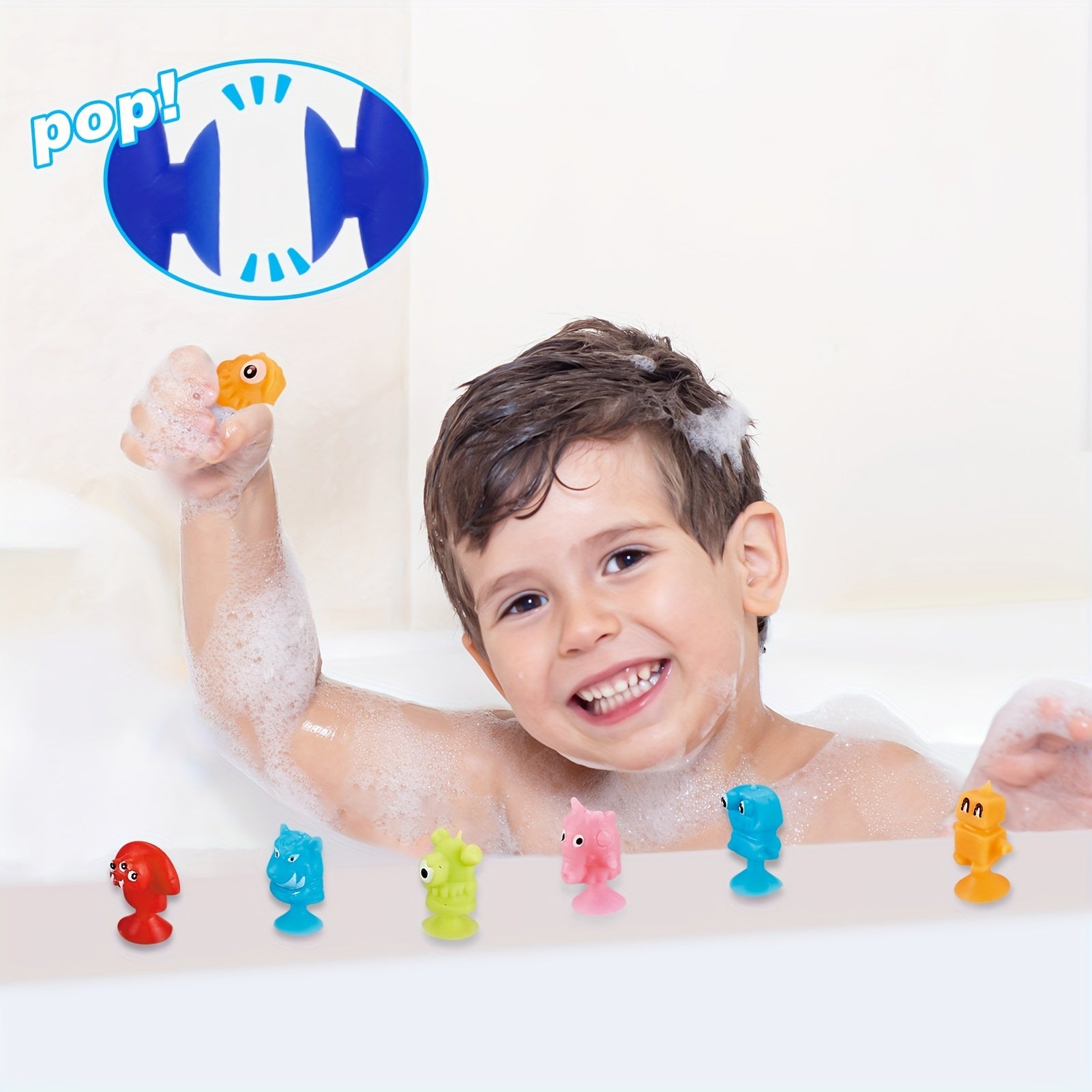 40pcs Suction Cup Mini Monster Toys Party Favors for Halloween Christmas