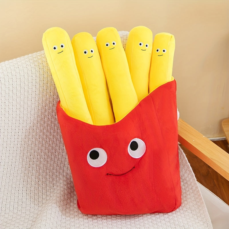 French Fries Plush Pillow Funny Food Gift