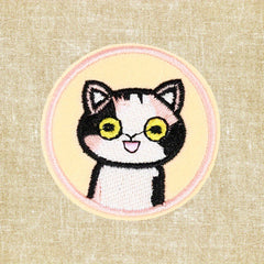 Cute Cats & Lions Embroidery Stickers for Decoration