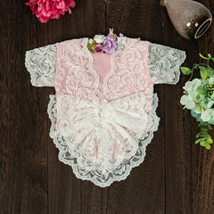 2Pcs Baby Girl Lace Costume Photo Props Newborn Clothes