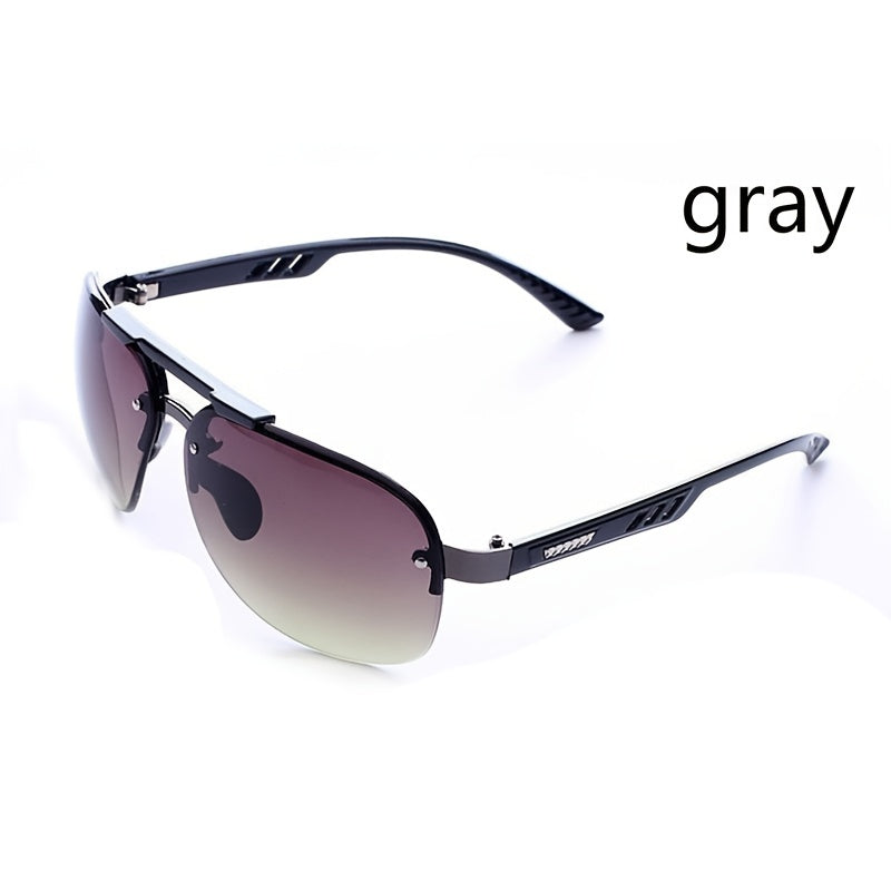 Rimless Polarized Personalised Sunglasses For Driving Fishing