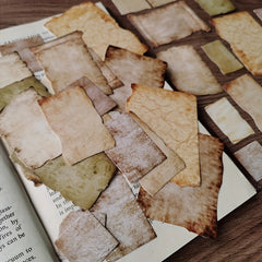 45 Sheets Retro Hand Account Collage Stickers - Self Adhesive Decorative