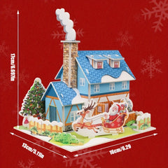 3D Jigsaw Puzzle Model Assembled House Room DIY Christmas Halloween Gift