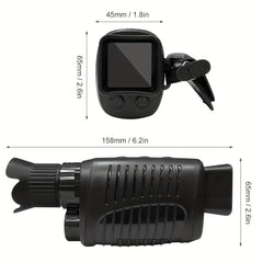 1080p Night Vision Monocular, 7-Speed Infrared, CMOS Star Sensor, Rechargeable