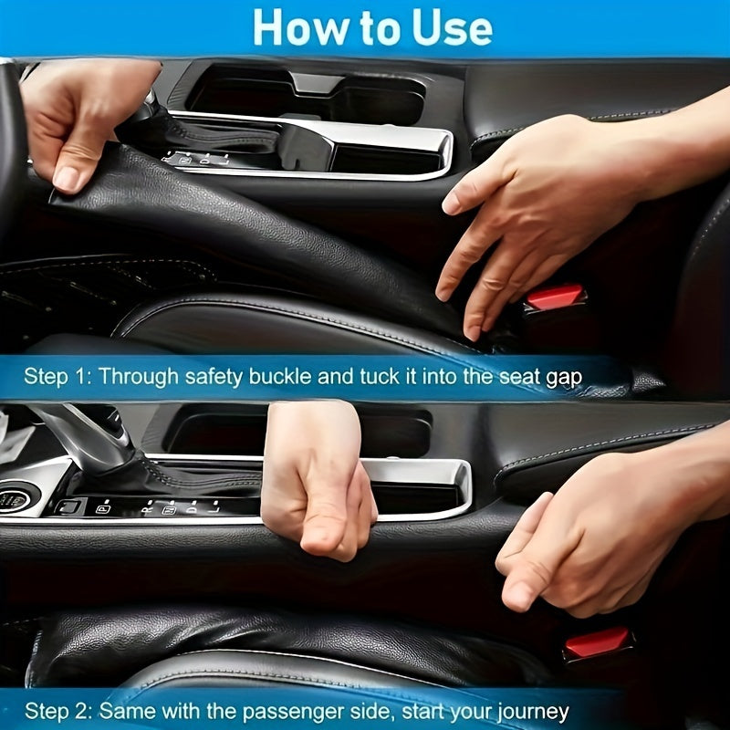 Universal Soft Car Seat Gap Filler Leak Proof Pad Stopper Gasket