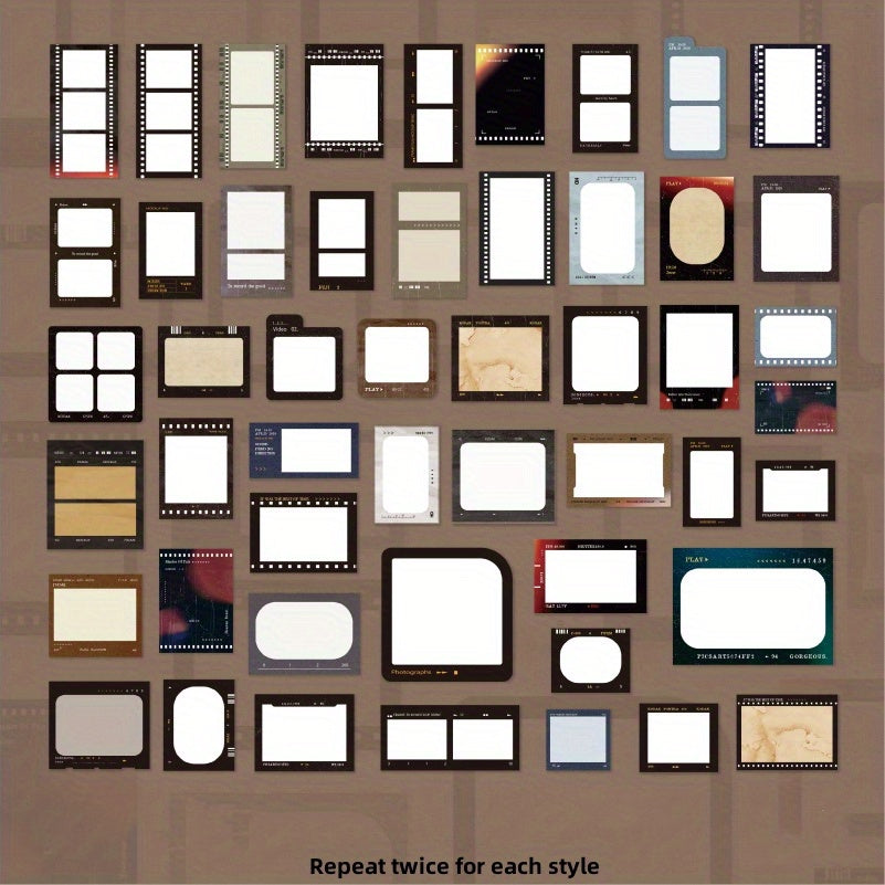 100pcs Corner Of The World Journal Collage Sticker Pack