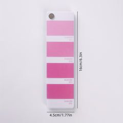24 Sheets Pink Purple Gradient Index Sticker