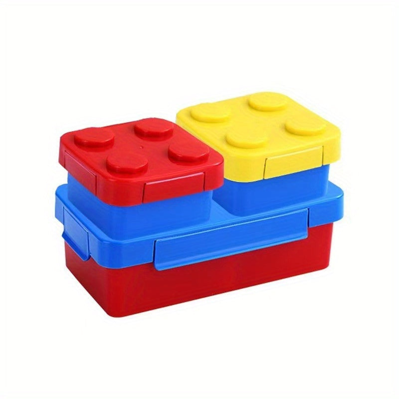 Portable Insulated Building Block Salad Container