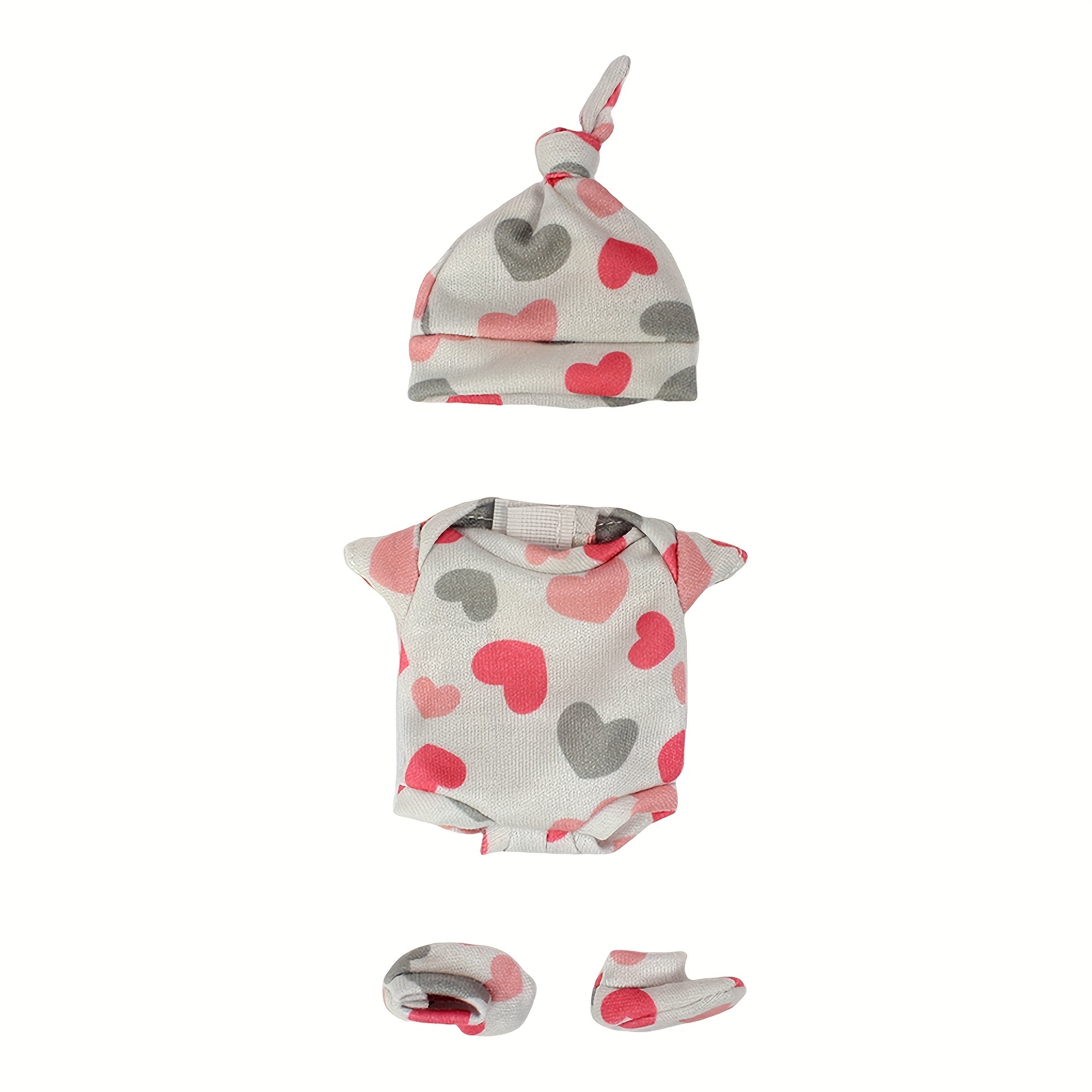 4 Stylish Reborn Doll Clothes Set for 12-Inch Dolls - Great Gift Idea