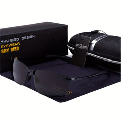 Retro Polarized Photochromic Sunglasses UV400 Protection