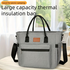XL Capacity Insulated Lunch Box Bag Hand Washable