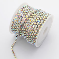 12 Claws Rhinestone Chain for DIY Nail, Shoe, Headwear - 48 Inches