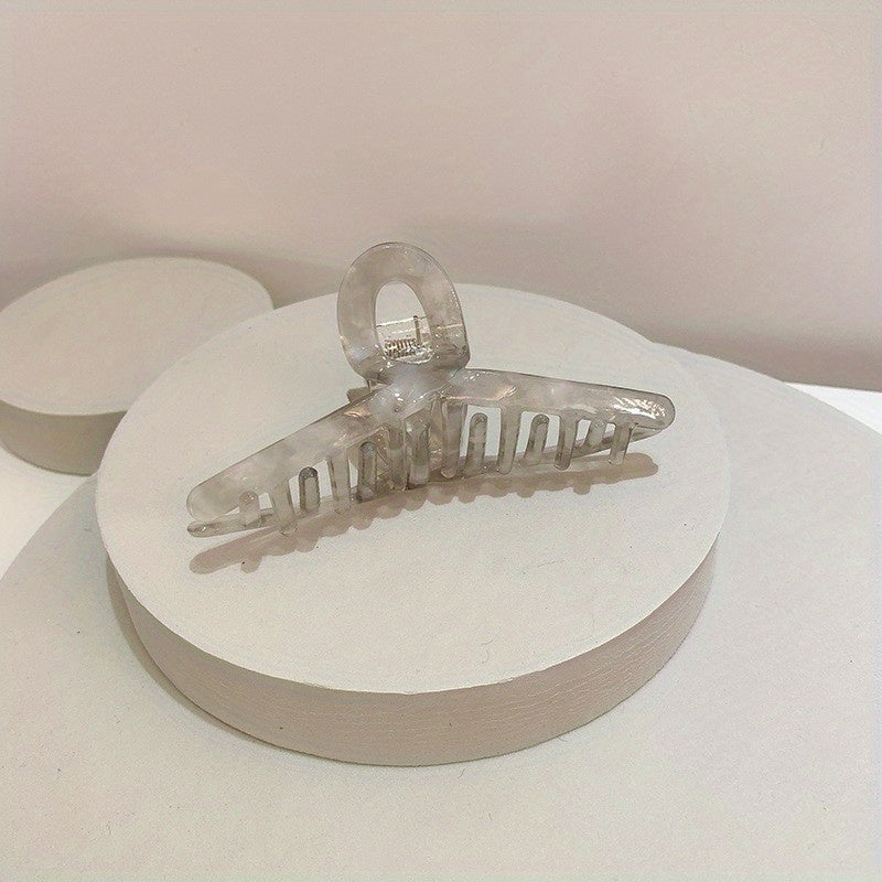 Leopard Print Acetate Hair Claw for Daily Headwear