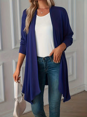  Open Front Cardigan Long Sleeve Lightweight