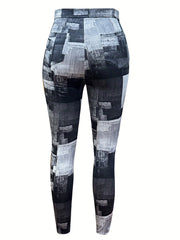  Colorblock High Stretch Skinny Pants