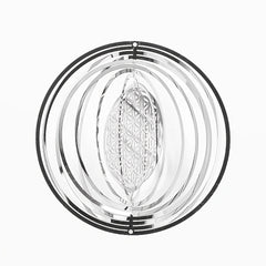 Metal Flower Life Wind Spinner Hanging Chakra Meditation Garden Decor