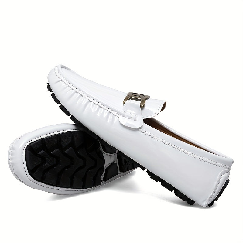 Men's Lightweight Horsebit Loafers - Non Slip Casual Shoes