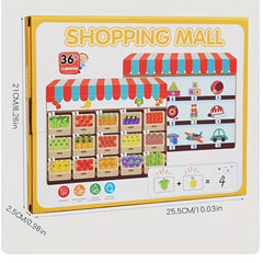 Kids' Fun Fruit Shopping Mall Counting & Calculation Game Educational Puzzle Toy