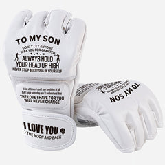 Breathable Half Finger Boxing Gloves Fighting Equipment