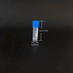 50pcs Plastic Graduated Cryovials Freezing Tubes with Screw Covers