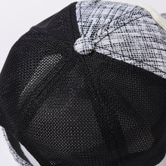 C Letter Peaked Hat Women Summer Shade Breathable Mesh Hat
