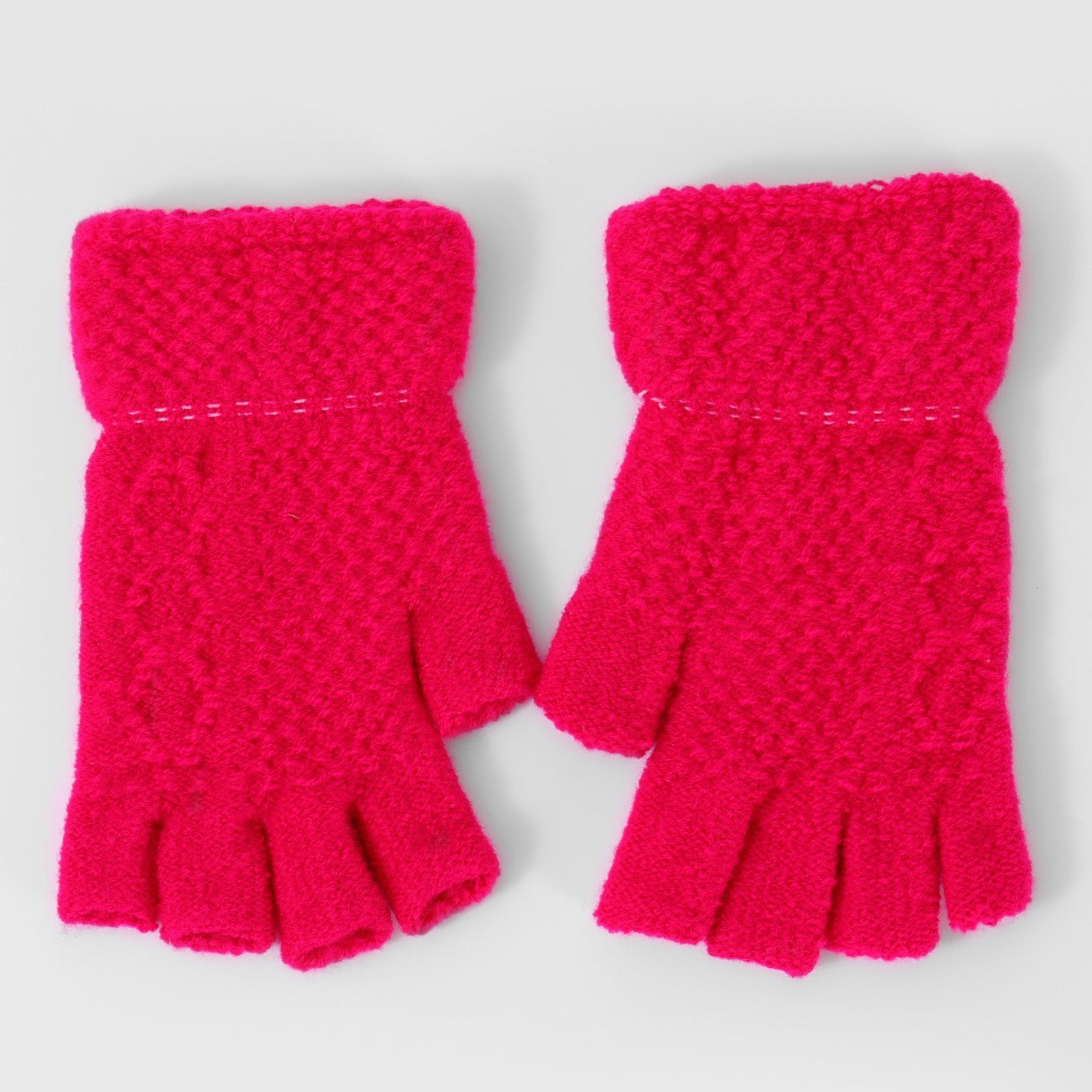 Women's Winter Knitted Wool Split Finger Touch Screen Gloves