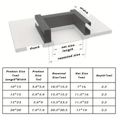 1pc Plastic Repair Mouth With Door Frame Dry Wall Repair Panel