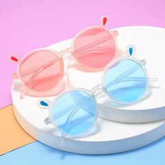 Kids Ear Shaped Sunglasses UV Protection Sunshade Glasses