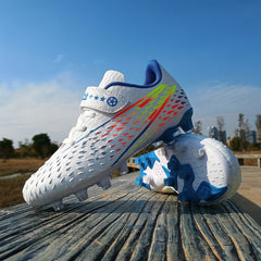 Boys' Spiked Non Slip Soccer Cleats - Professional Outdoor Football Shoes