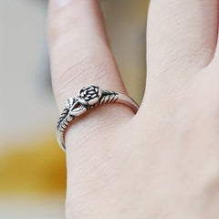 Eternal Tree Of Life Adjustable Ring Vintage Statement Jewelry
