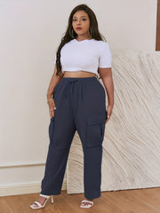 Y2K Cargo Pants Women's Loose Drawstring Cargo Pants
