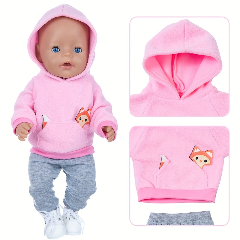 Pink Jumpsuit Outfit Clothes for 17 Inch Dolls