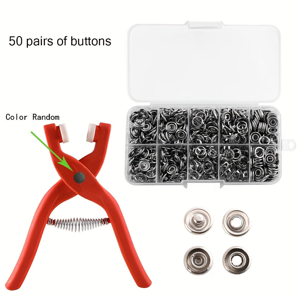 Button Set Rivet Button Installation Tool Five claw Buckle Pliers