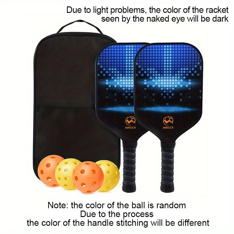 Lightweight Pickleball Paddle With Fiberglass Surface