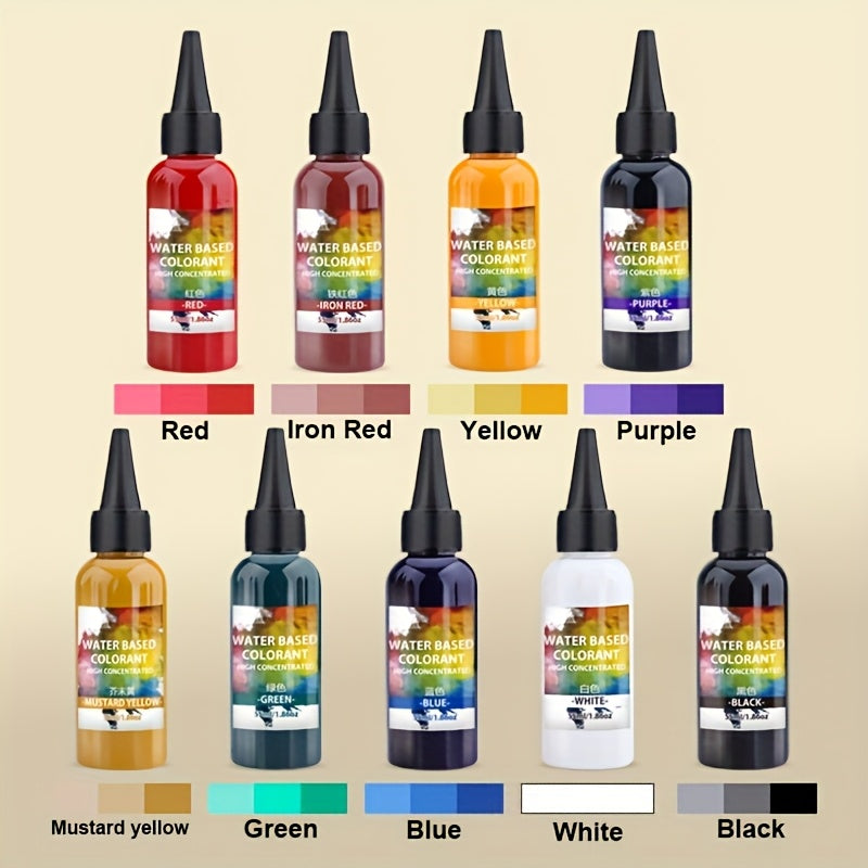 High Concentrated Water Based Pigment Paint 9 volume Cement & Gypsum Pigment 55m