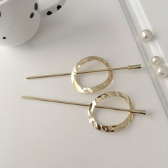 Metal Hairpin Back Head Ponytail Updo Styler Hair Stick Hair Accessories