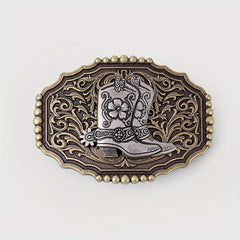 Vintage Boot Belt Buckle For Women & Men Western Jeans Accessories