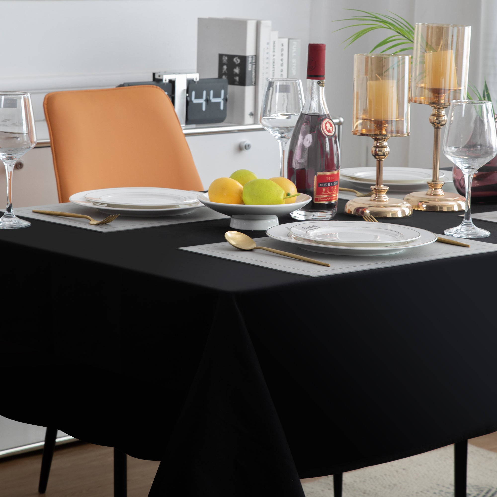 Polyester Waterproof Tablecloth Rectangle Style Table Cloth
